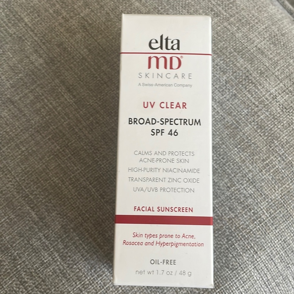 Never used brand new Elta MD Uv clear SPF for oily skin! New in box